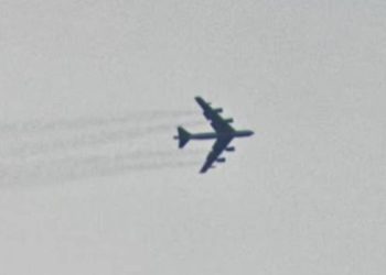 Bombardero B-52 de EE. UU. sobrevoló Israel en su camino al Golfo Pérsico