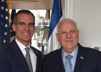 Alcalde de Los Ángeles respalda el traslado de la Embajada de Estados Unidos a Jerusalem