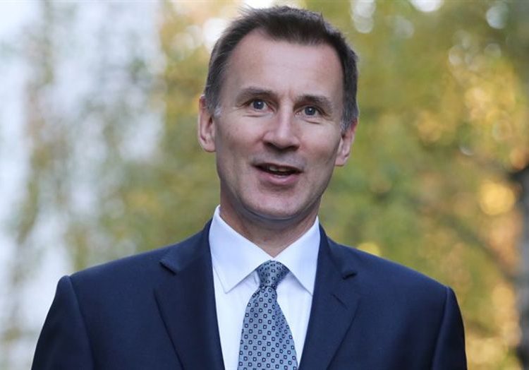 Secretario de Relaciones Exteriores británico Jeremy Hunt - Reuters