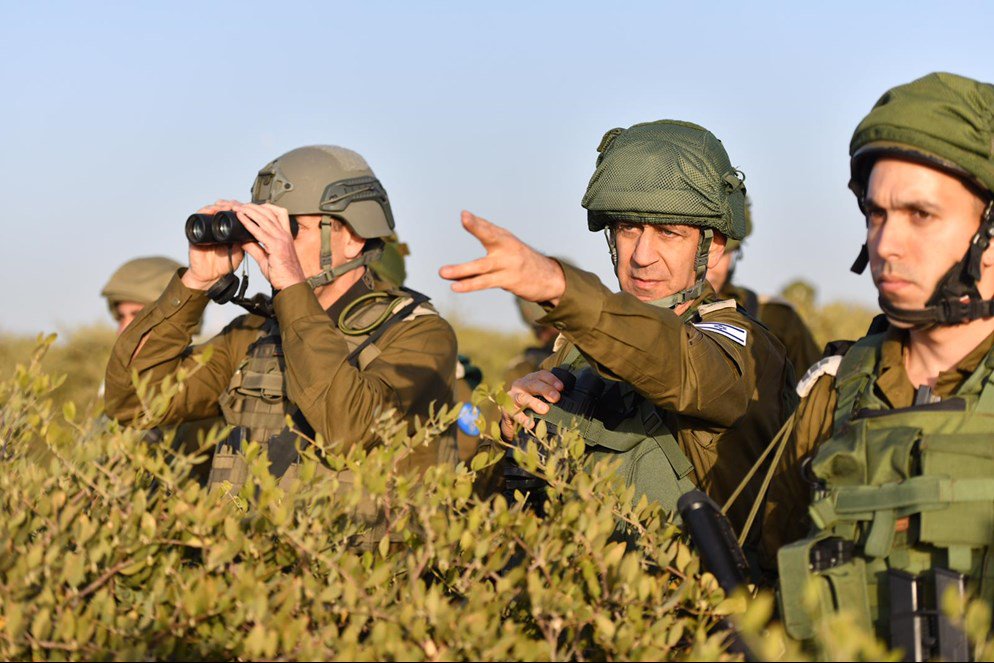 El jefe de las FDI, Aviv Kohavi, visita el Comando Sur en una fotografía sin fecha. (Fuerzas de Defensa de Israel)