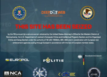 Una captura de pantalla muestra el cierre del sitio web DeepDotWeb (Cortesía)
