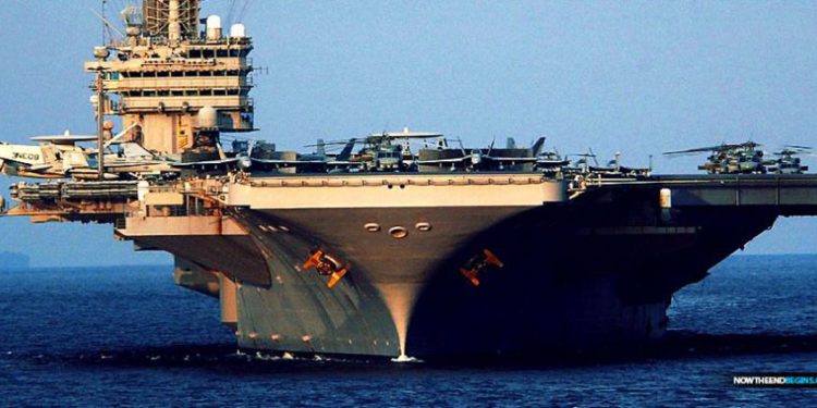 Estados Unidos envía portaaviones a Medio Oriente en advertencia a Irán