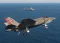 Pilotos de cazas F-35C perfeccionan sus tácticas de ataque
