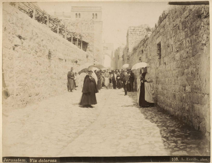 Vía Dolorosa en Jerusalem