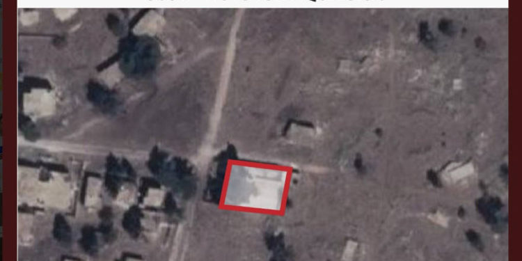 Un puesto de observación del ejército sirio en el norte de Quneitra, uno de los aviones de la Fuerza Aérea israelí atacado el sábado en respuesta a un misil disparado contra el Monte Hermon | Foto: Unidad del Portavoz de las FDI