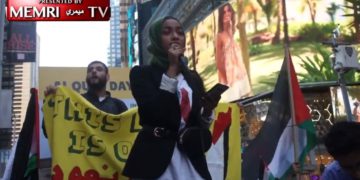 Manifestantes por el “Día de Al-Quds” en Times Square exigen la destrucción de Israel