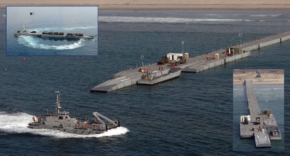 La Marina de los EE.UU. presenta el "tren marítimo" para equipos de descarga y carga