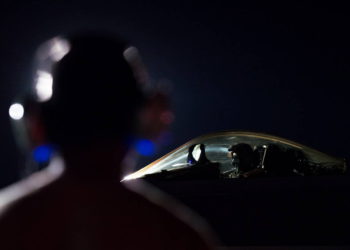 USAF publica imágenes de operaciones nocturnas durante el ejercicio Red Flag