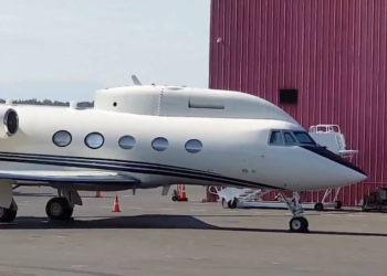 Gulfstream II de la Agencia de Defensa de Misiles fue visto en Anchorage