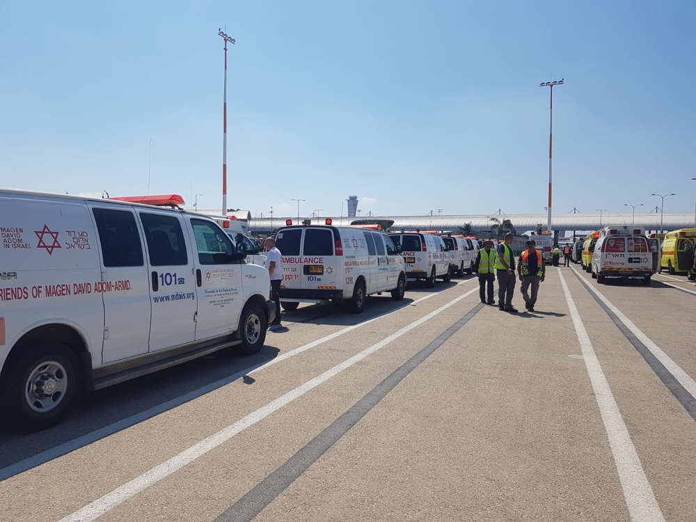 Aeropuerto Ben Gurión en alerta máxima en anticipación a aterrizaje de emergencia