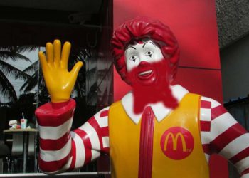 Ronald McDonald Bearded