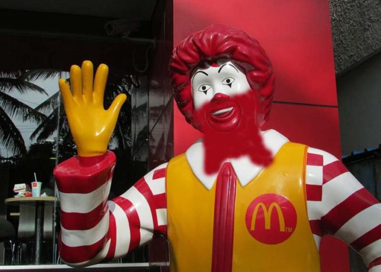 Ronald McDonald Bearded