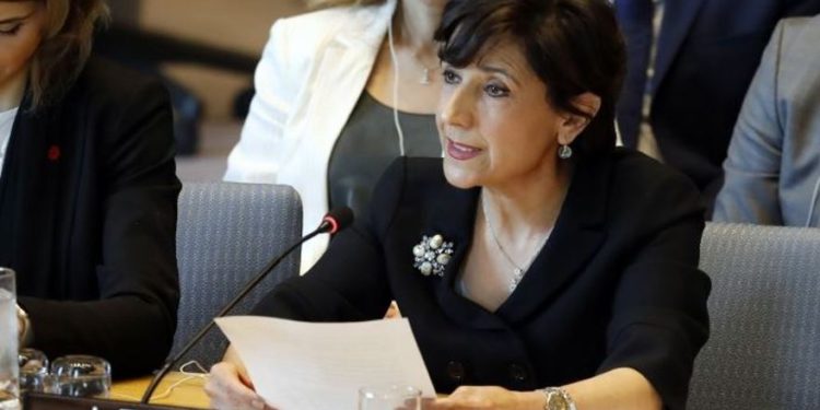 La embajadora libanésa ante la ONU, Amal Mudallali | Foto: AP