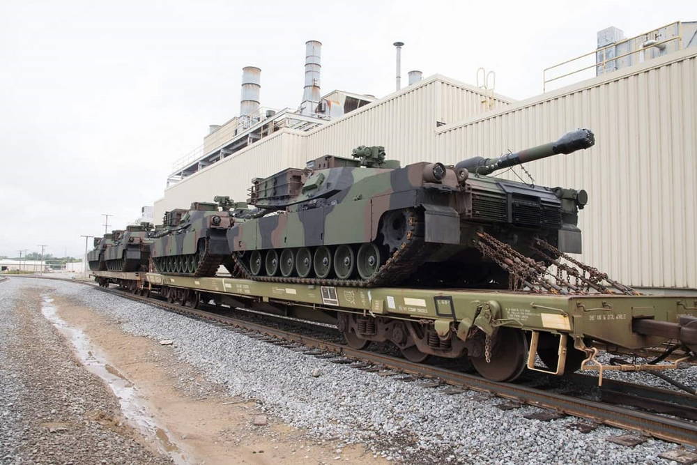 Nuevo lote de tanques Abrams actualizados listos para su entrega al Ejército de EE.UU.