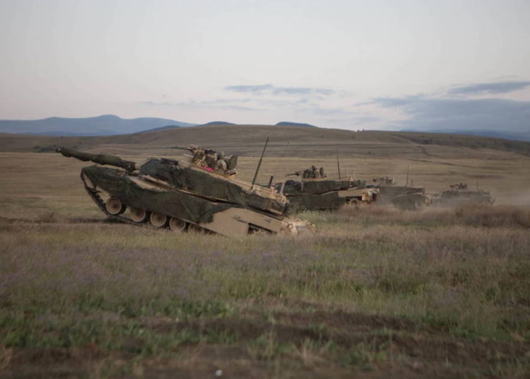 Tanque M1A2 Abrams participa en el ejercicio Agile Spirit 2019 en Georgia
