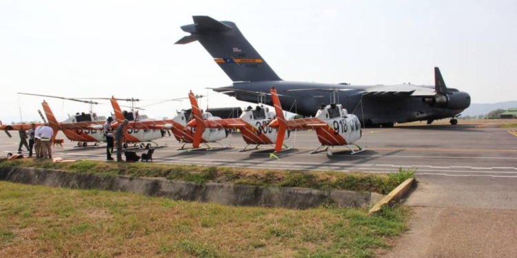 Estados Unidos envía 60 helicópteros de entrenamiento TH-67 Creek a Colombia