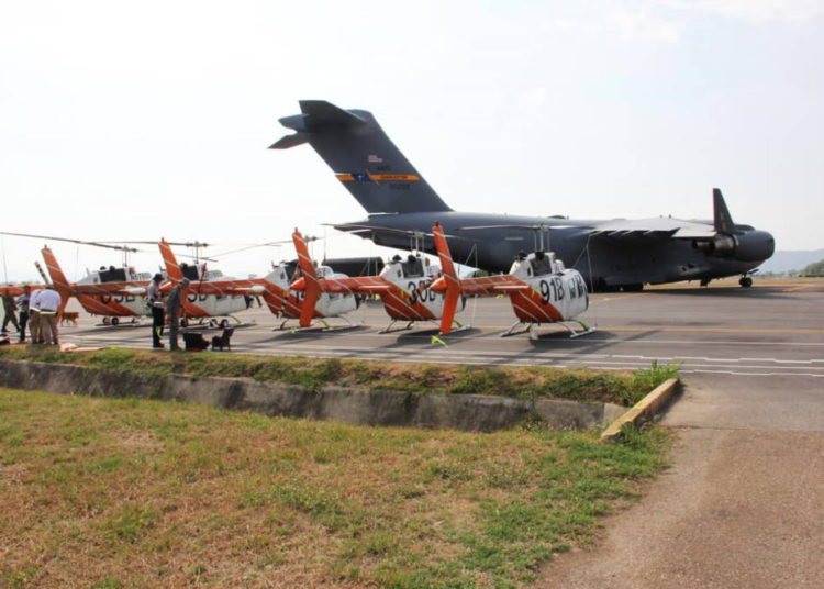 Estados Unidos envía 60 helicópteros de entrenamiento TH-67 Creek a Colombia