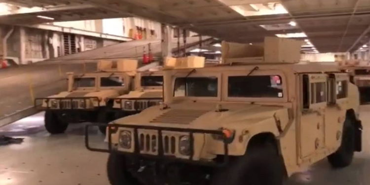 Estados Unidos entregó nuevos vehículos blindados al ejército del Líbano
