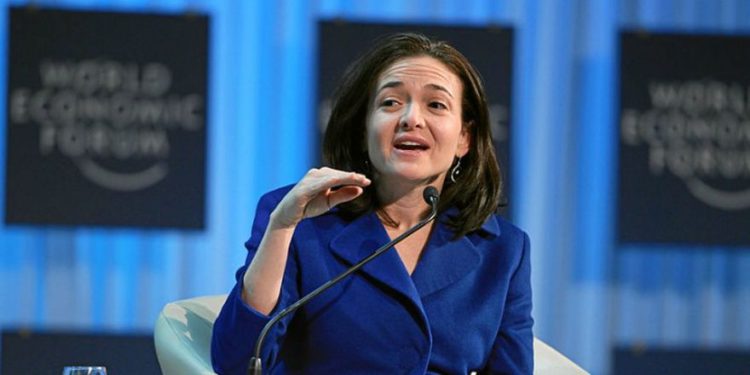 Sheryl Sandberg, directora de operaciones, Facebook. Foto: wiki commons.