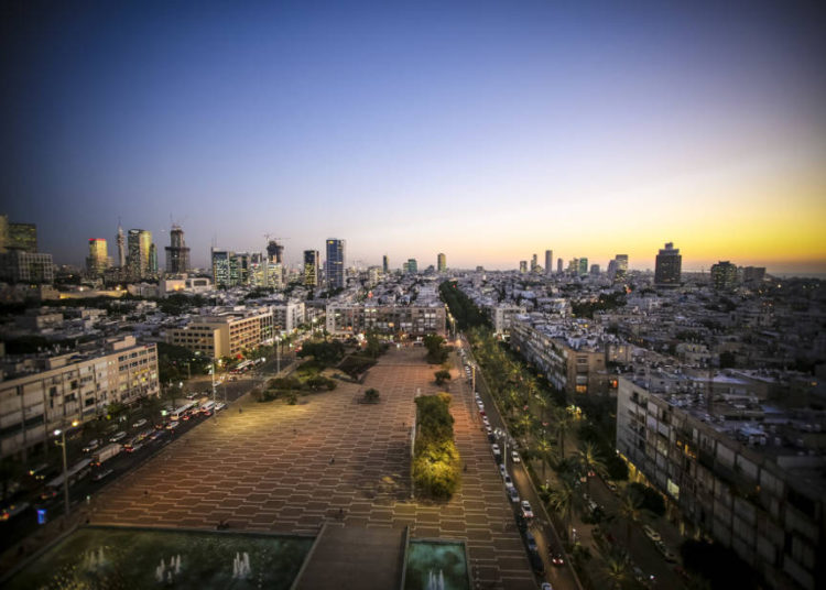Una vista del paisaje desde el edificio del municipio de Tel Aviv-Yafo. (Crédito de la foto: MUNICIPIO DE CORTESÍA TEL AVIV)