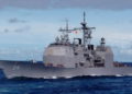 Nuevo dron espía de China sigue a un crucero de la Marina de los EE.UU.
