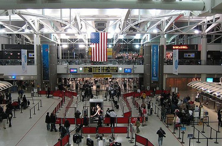 Aeropuerto Internacional John F. Kennedy de Nueva York. Fuente: Doug Letterman a través de Wikimedia Commons.