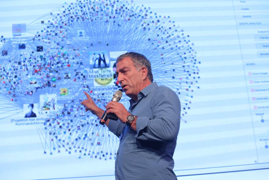 Mati Kohavi en la conferencia digital de TheMarker en Tel Aviv, diciembre de 2018 Foto: Ofer Vaknin