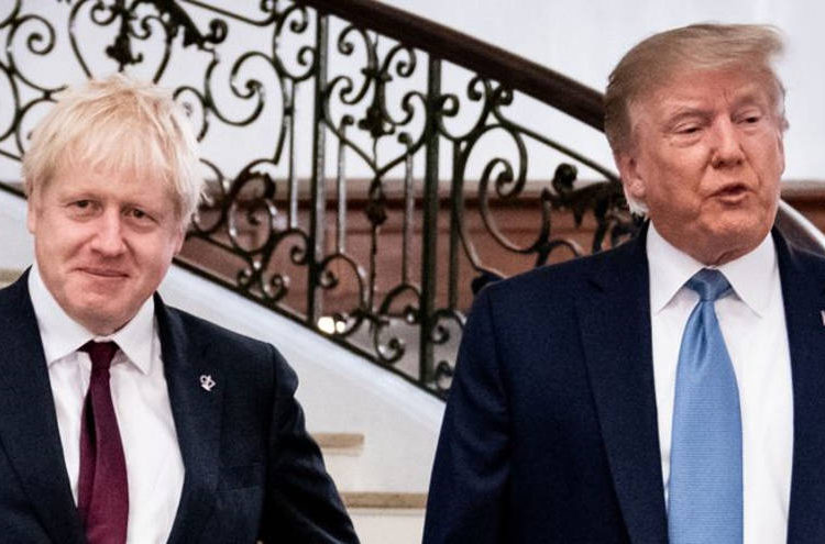 Trump se reúne con Johnson del Reino Unido al margen de la cumbre del G7