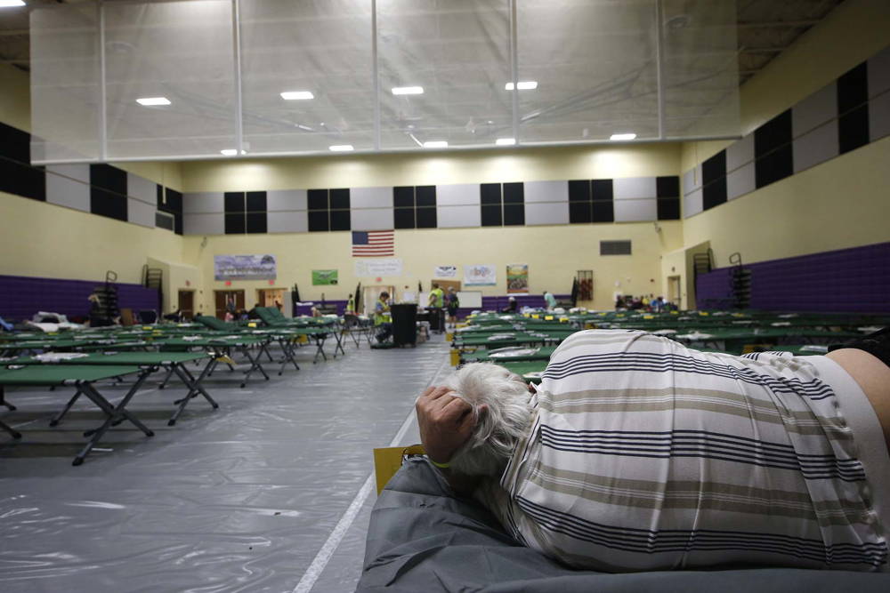 Un refugio en Florida (AP Photo/Gerald Herbert)
