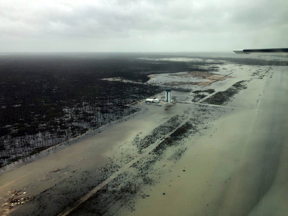 Las inundaciones en Bahamas (AFP)
