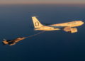 Avión cisterna KC-707 de Omega obtiene certificación para reabastecer de combustible al F-35