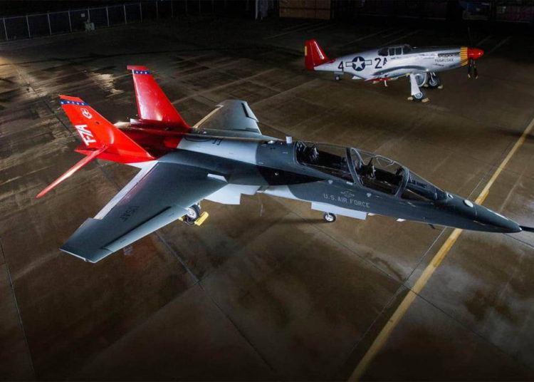 Nuevo avión de entrenamiento de la USAF es oficialmente nombrado T-7A Red Hawk