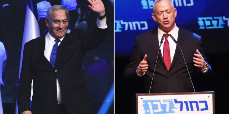 Netanyahu, y Gantz estancados tras repetidas elecciones