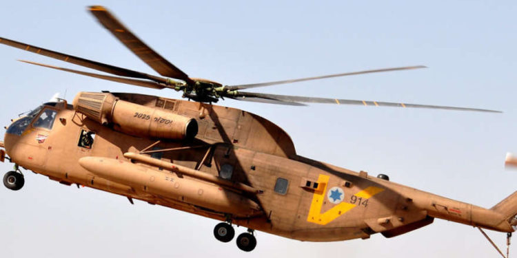 Helicóptero CH-53. (Crédito de la foto: GUY ASHASH / IAF)