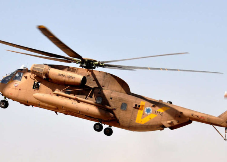 Helicóptero CH-53. (Crédito de la foto: GUY ASHASH / IAF)
