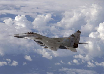 Caza MiG-29 de la Fuerza Aérea de Siria se estrella
