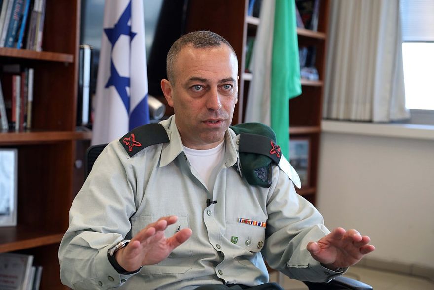 Jefe de la División de Investigación de Inteligencia Militar de las FDI. General Dror Shalom | Foto: Gideon Markowicz