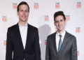 Avi Berkowitz, derecha, con Jared Kushner en la Cumbre TIME 100 en la ciudad de Nueva York, 23 de abril de 2019. (Craig Barritt / Getty Images para TIME)