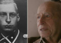 El ex soldado nazi de las SS Karl Muenter, condenado por matar a 86 civiles en Francia durante la Segunda Guerra Mundial, es entrevistado por la emisora ​​alemana ARD. (Captura de pantalla de YouTube)