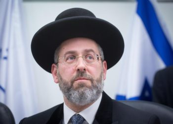 El rabino jefe de Israel, David Lau.