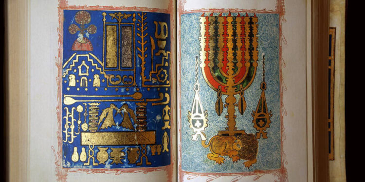 La Biblia Kennicott, una de las copias más antiguas y caras de la Biblia hebrea. Crédito: Wikimedia Commons.