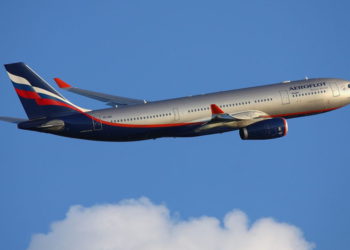 Un Aeroflot Airbus A330-200 visto saliendo del aeropuerto Sheremetyevo de Moscú el 17 de junio de 2011. (CC BY-SA Wikimedia commons)