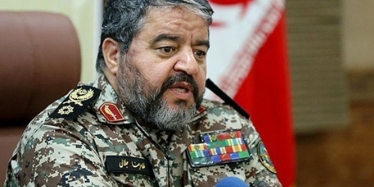 Jefe del Brig de la Organización de Defensa Pasiva de Irán.