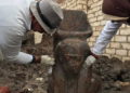 Estatua del faraón Ramses II descubierta en Egipto