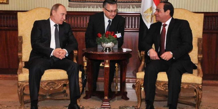 Putin y Sisi acuerdan cooperar para resolver la crisis en Libia