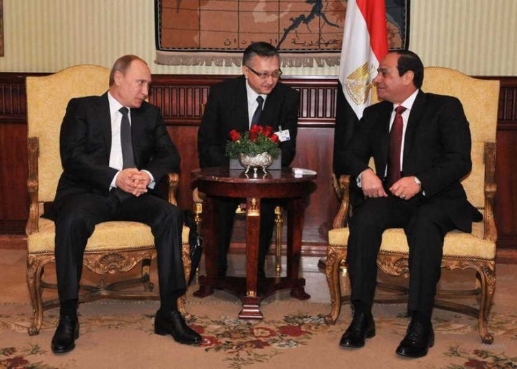 Putin y Sisi acuerdan cooperar para resolver la crisis en Libia