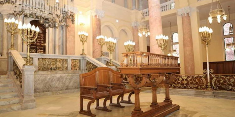 Histórica sinagoga de Alejandría reabrirá en enero