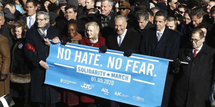 Crímenes de odio antisemitas en Nueva York disminuyeron en enero