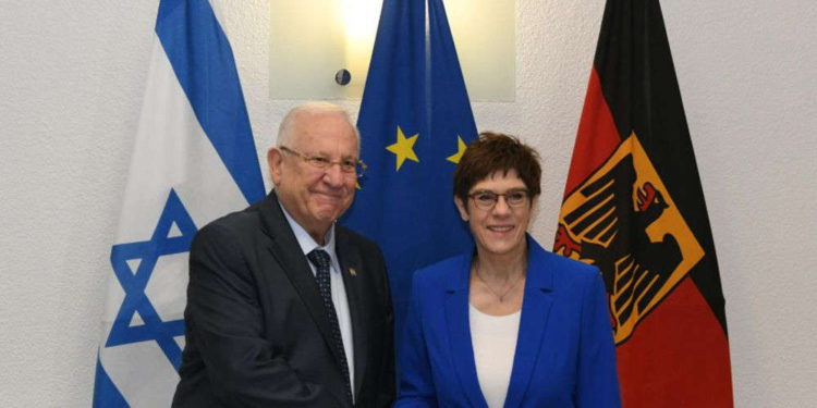 Rivlin: Agradecemos el compromiso de Alemania con la seguridad de Israel