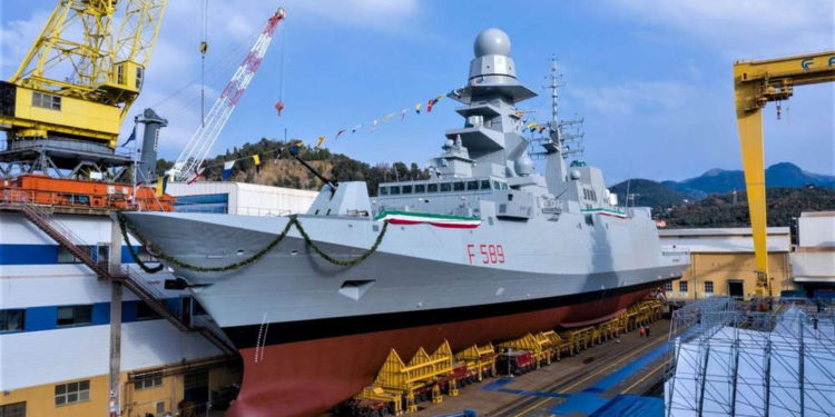 Italia lanza su décima y última fragata FREMM de su Armada